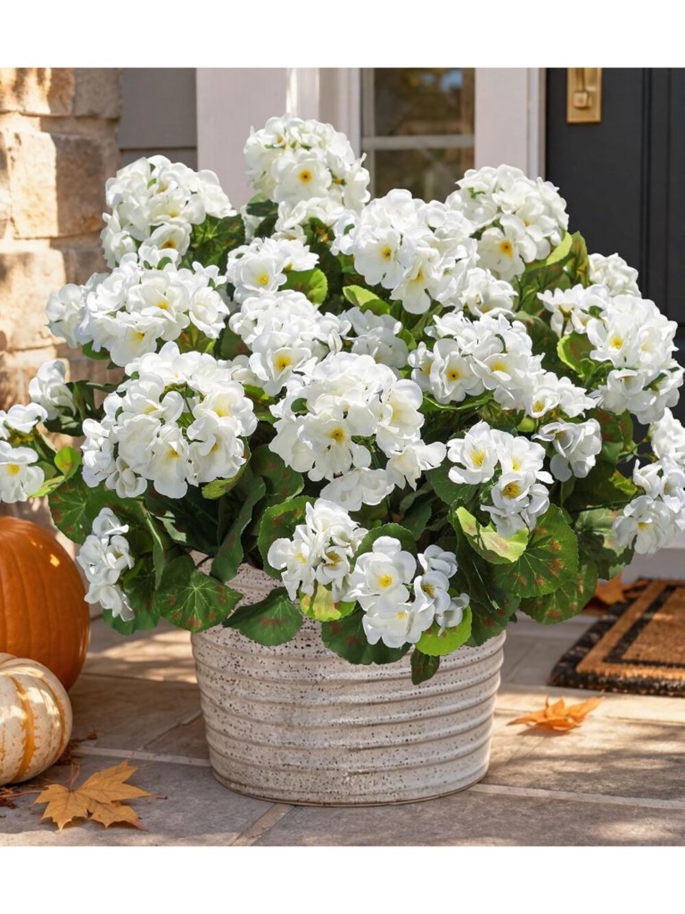 New Artificial Geranium Fake Flowers for Outdoors Decoration